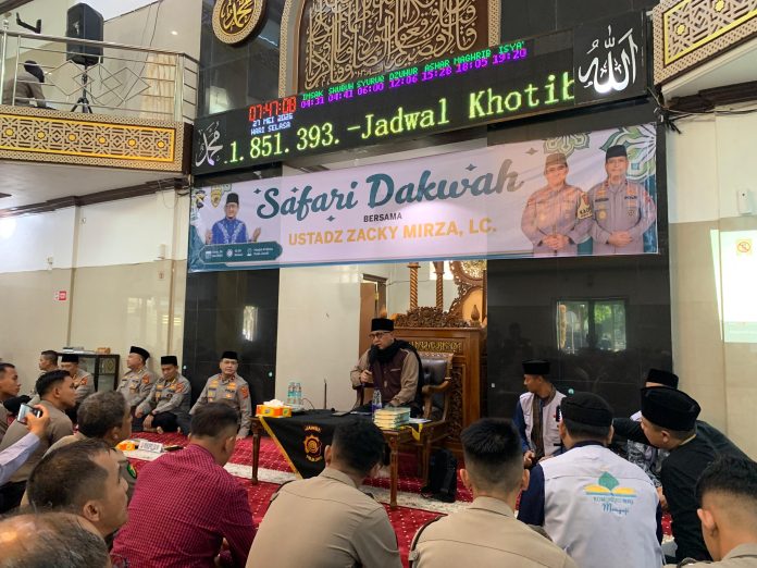 Wakapolda Jambi sambut dakwah ust Zacky Mirza